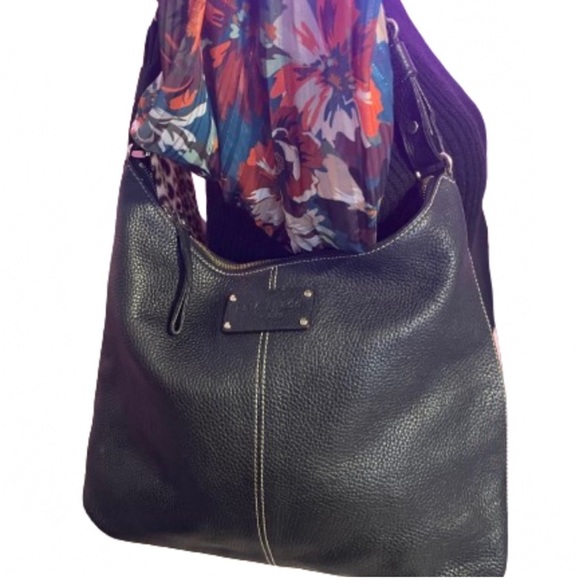 Kate Spade Pebbled Leather Black Shoulder Bag - Picture 4 of 17